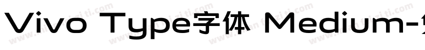 Vivo Type字体 Medium字体转换